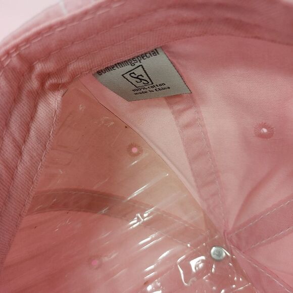 LADIE'S BLING CAP WITH CHROME LETTER "C" - Picture 7 of 7